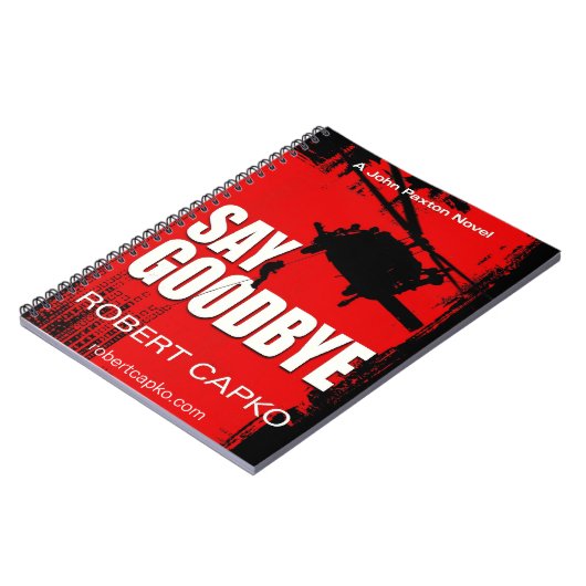 Vaarwel notebook zeggen notitieboek (Linkerzijde)