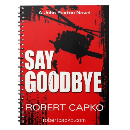 Vaarwel notebook zeggen notitieboek (Voorkant)