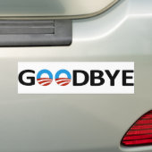 Vaarwel Obama Bumpersticker (Op auto)