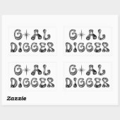 Vaarwel oude ik rechthoekige sticker (Vel)