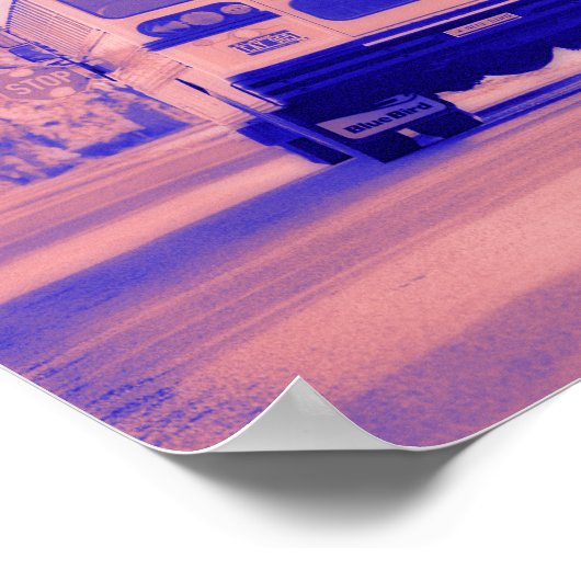 Vaarwel Poster met vriendelijke waarde (matte) (Hoek)