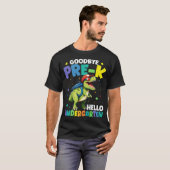Vaarwel Pre-k afstuderen Dinosaurus T rex T-shirt (Voorkant volledig)