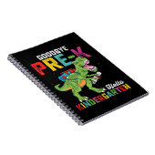 Vaarwel Pre K Hallo Kindergarten T Rex School Notitieboek (Rechterzijde)