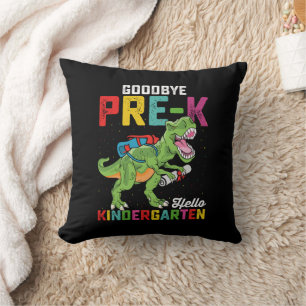 Vaarwel Pre K Hallo Kleuterschool T Rex School Kussen