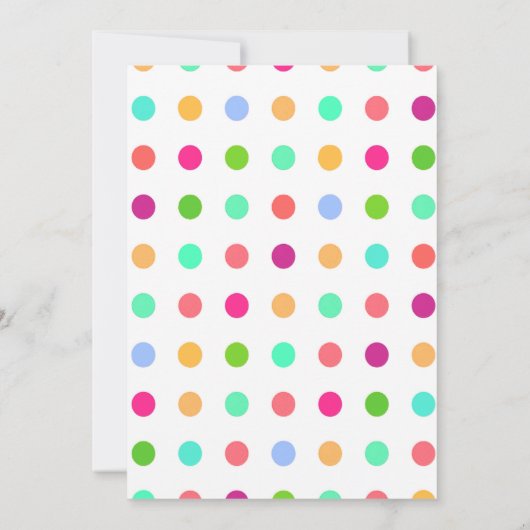 Vaarwel School Hallo Poolparty Meisjes Uitnodiging (Achterkant)