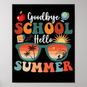 Vaarwel school Hallo zomer Poster (Voorkant)