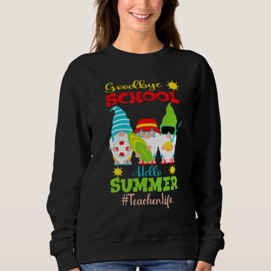 Vaarwel school Hallo zomervakantie Trui (Voorkant)
