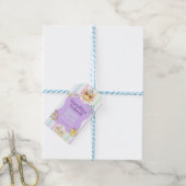 Vaarwel School Hallo Zwembad Strepen Cadeaulabel (Met Touw)