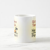 Vaarwel spanning, Hallo pensioen Funny Retirement Koffiemok (Center)