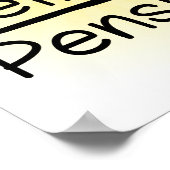 Vaarwel spanning, Hallo pensioen Funny Retirement Poster (Hoek)