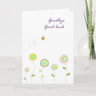 Vaarwel, succes kaart