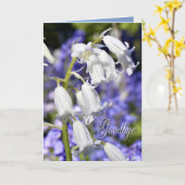 Vaarwel, sympathiekaart kaart (Gele Bloem)