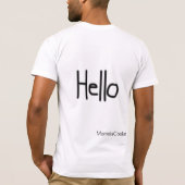 Vaarwel T-shirt (Achterkant)