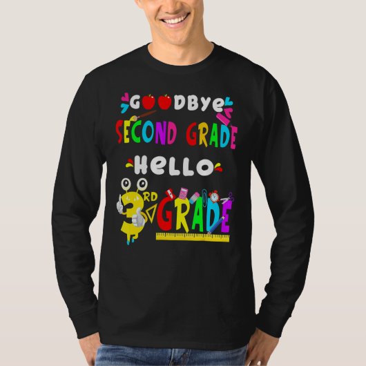 Vaarwel tweede graad Hallo derde graad terug naar T-shirt (Voorkant)