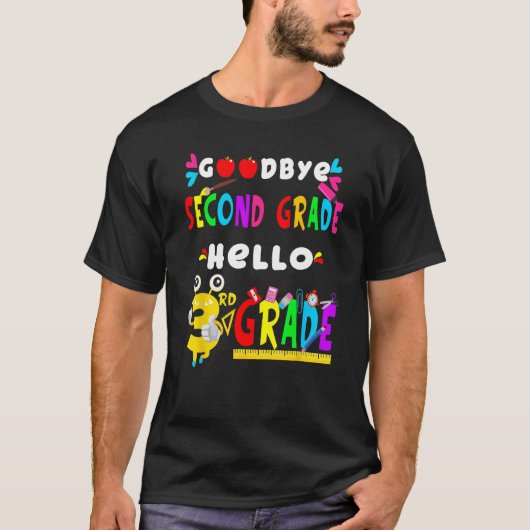 Vaarwel tweede graad Hallo derde graad terug naar T-shirt (Voorkant)