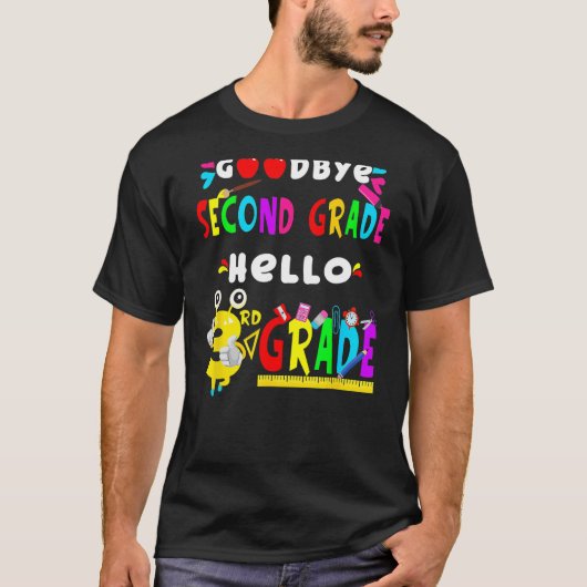 Vaarwel tweede graad Hallo derde graad terug naar  T-shirt (Voorkant)