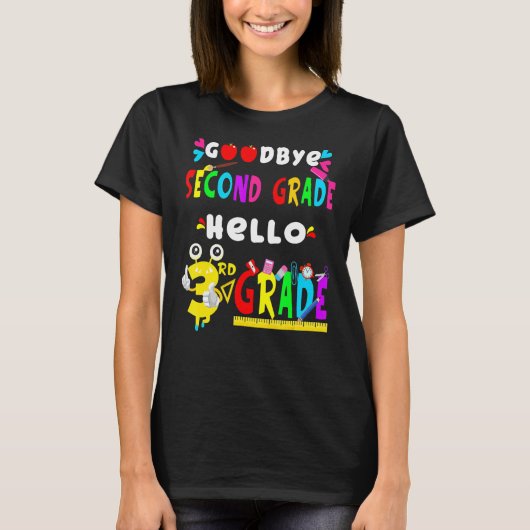 Vaarwel tweede graad Hallo derde graad terug naar T-shirt (Voorkant)