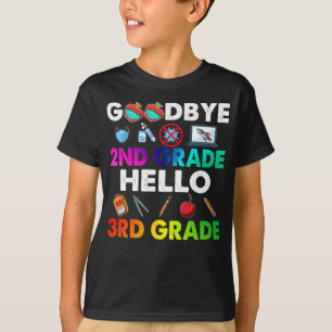 Vaarwel tweede graad Hallo derde klas - grappige l T-shirt