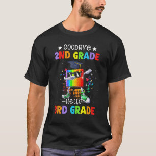 Vaarwel Tweede rang Afstuderen Hallo derde rang T-shirt
