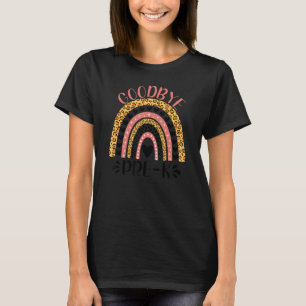 Vaarwel voor de kleuterschool, vorige dag t-shirt