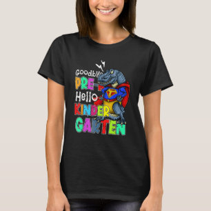 Vaarwel Voorschools Afstuderen Hallo Kleuterschool T-shirt