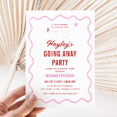 Vaarwel weggaan feest kaart