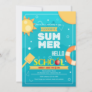 Vaarwel Zomeruitnodiging Kaart