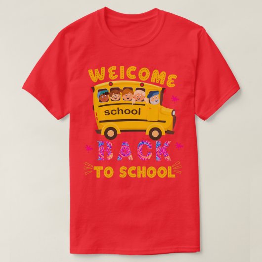 Vaarwel zwembad hallo schoolbuschauffeur 1 t-shirt (Design voorkant)