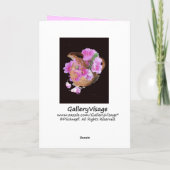 Vaas en bloemen...dank je... bedankkaart (Achterkant)