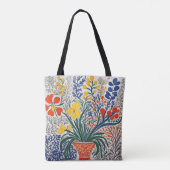 Vaas en wilde bloemen tote bag (Achterkant)