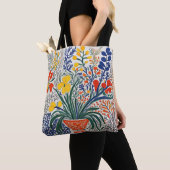 Vaas en wilde bloemen tote bag (Dichtbij)