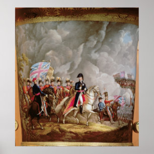 Vaas met afbeelding van Wellington Poster