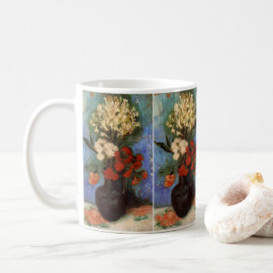Vaas met anjers door Vincent van Gogh Koffiemok