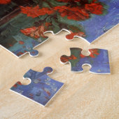 Vaas met anjers door Vincent van Gogh Legpuzzel (Zijkant)