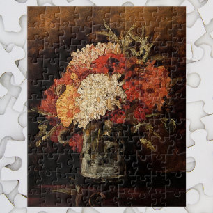 Vaas met anjers door Vincent van Gogh Legpuzzel
