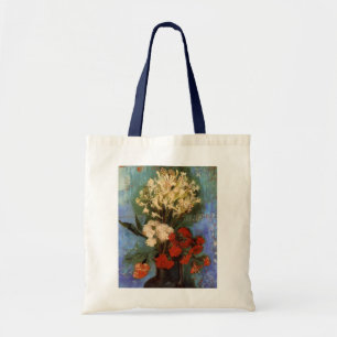 Vaas met anjers door Vincent van Gogh Tote Bag