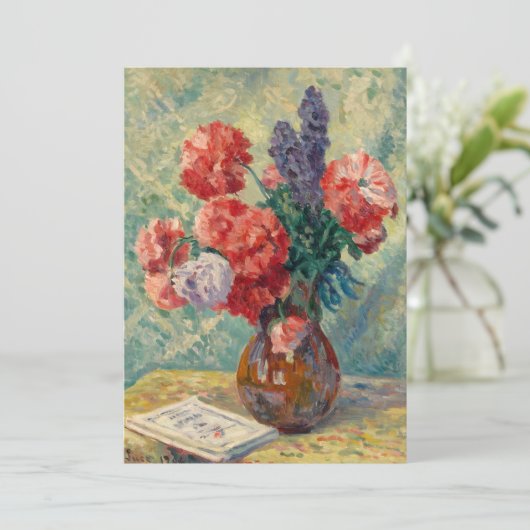 Vaas met bloemen (Staand voorkant)