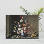 Vaas met bloemen bij een venster, Balthasar van de (Staand voorkant)