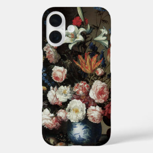 Vaas met bloemen bij een venster, Balthasar van de iPhone 16 Hoesje