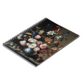 Vaas met bloemen bij een venster, Balthasar van de Notitieboek (Linkerzijde)