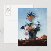Vaas met Bloemen Briefkaart (Voorkant / Achterkant)