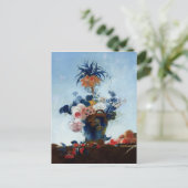 Vaas met Bloemen Briefkaart (Staand voorkant)