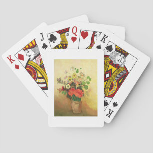 Vaas met bloemen, c.1908-10 (olieverf op doek) pokerkaarten