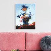 Vaas met Bloemen Canvas Afdruk (Insitu (Woonkamer))