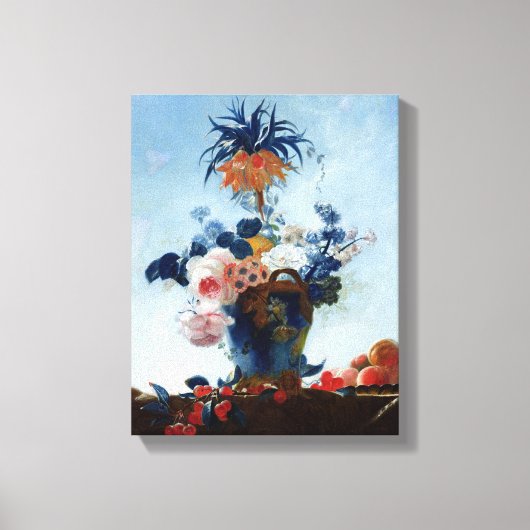 Vaas met Bloemen Canvas Afdruk (Voorkant)