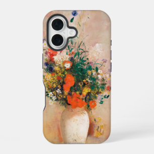 Vaas met bloemen door Redon Post-Impressionist iPhone 16 Hoesje