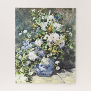 Vaas met bloemen door Renoir legpuzzel
