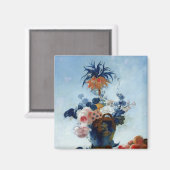 Vaas met Bloemen Magneet (Voorkant / Achterkant)