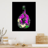 Vaas met bloemen poster (Keuken)