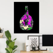 Vaas met bloemen poster (Thuiskantoor)